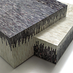 Дизайнерский журнальный стол с инкрустацией Plateau Coffee Table  варинант исполнения - 3 | Loft Concept в Барнауле