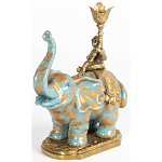 Фарфоровый подсвечник Слон с эмоцией Fluens варинант исполнения - 3 | Loft Concept в Барнауле