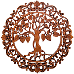 Панно из дерева LeafBerry Panel With Trees варинант исполнения - 1 | Loft Concept в Барнауле