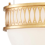 Подвесной светильник с фактурным золотым каркасом Exceptional Classic Design варинант исполнения - 2 | Loft Concept в Барнауле