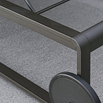 Шезлонг на металлическом каркасе с регулируемой спинкой GUELL Sunbed варинант исполнения - 6 | Loft Concept в Барнауле