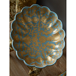 Чаша с орнаментом на бронзовых ножках в виде ангелов Eden Garden варинант исполнения - 4 | Loft Concept в Барнауле