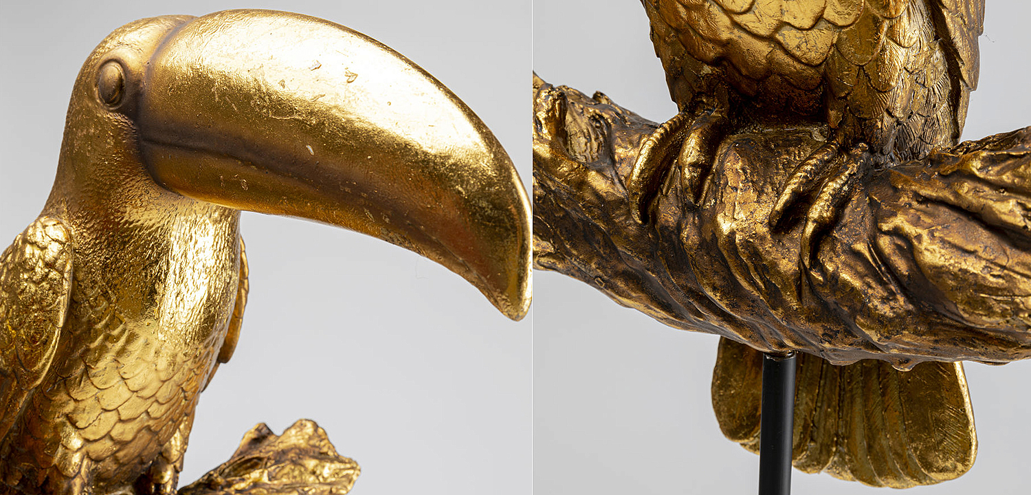 Статуэтка Golden Tukan on a stand - Loft-Concept в Барнауле