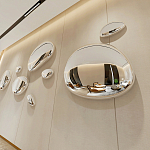 Абстрактная скульптура на стену в виде капли воды Water Outline варинант исполнения - 5 | Loft Concept в Барнауле