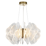 Люстра с декором в виде крупных рельефных лепестков 80 см Ethereal Bloom варинант исполнения - 4 | Loft Concept в Барнауле