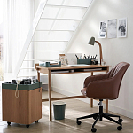 Вращающееся кресло на колёсах Alis Chair варинант исполнения - 4 | Loft Concept в Барнауле