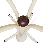 Вешалка напольная бежевая с 4-мя металлическими крючками Noble Branches варинант исполнения - 4 | Loft Concept в Барнауле