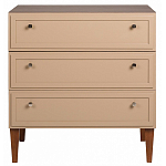 Комод бежевый из массива бука с 3-мя ящиками Wenge Light варинант исполнения - 2 | Loft Concept в Барнауле