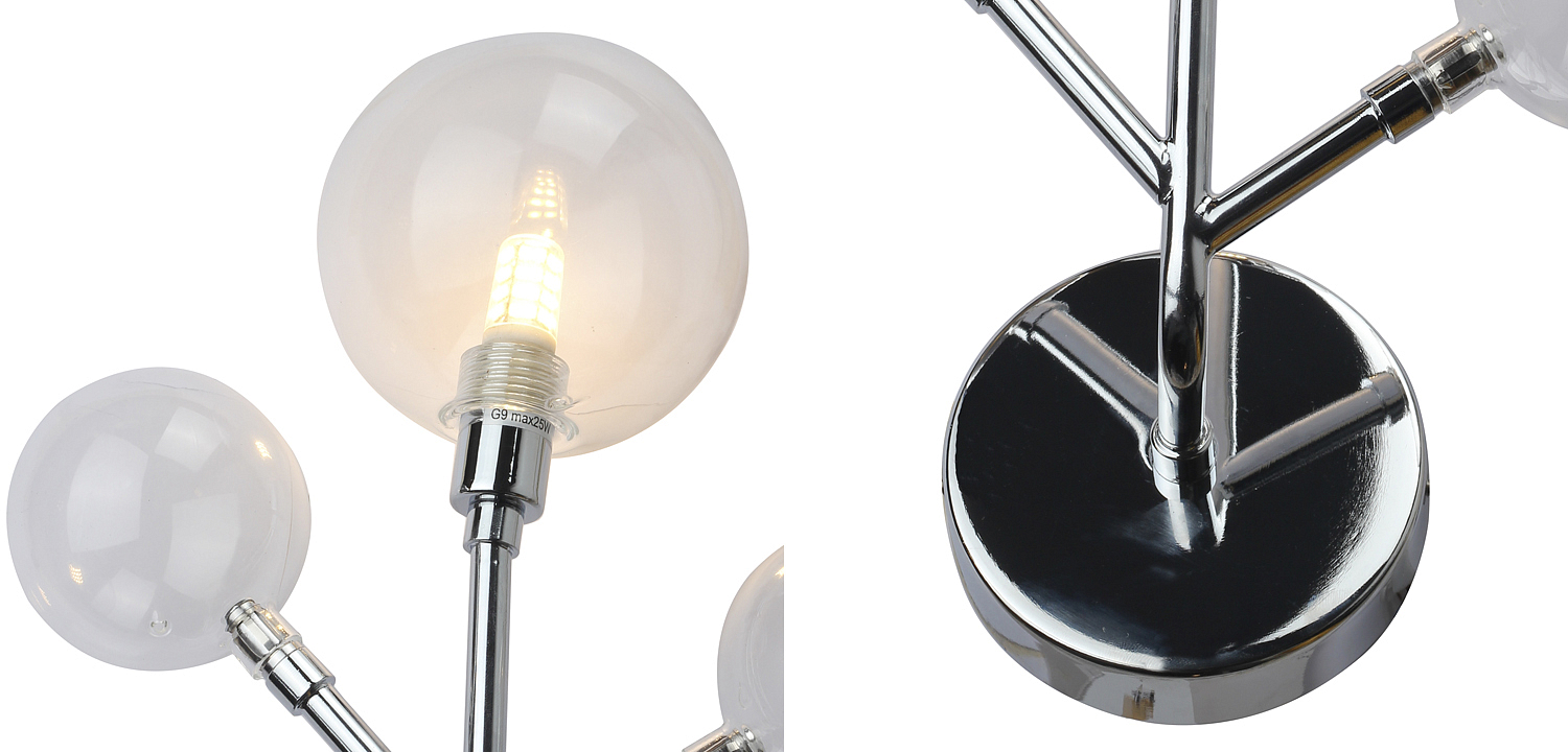 Бра Berries Trio Sconce chromium Бра Berries Trio Sconce chromium - Loft-Concept в Барнауле
