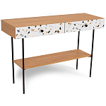 Консоль с принтом на ящиках Elise Console Table варинант исполнения - 20 | Loft Concept в Барнауле