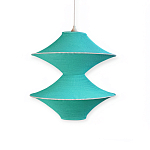 Подвесной вязаный бирюзовый светильник «Звезда Востока 02» варинант исполнения - 2 | Loft Concept в Барнауле