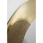 Зеркало золотое со вставками в виде геометрических фигур варинант исполнения - 3 | Loft Concept в Барнауле