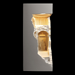 Встраиваемый в стену гипсовый светильник под покраску в античном стиле Antiquity Athena варинант исполнения - 7 | Loft Concept в Барнауле