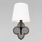 Бра с белым текстильным абажуром и фигурным основанием с зеркальной вставкой Vitorino варинант исполнения - 18 | Loft Concept в Барнауле