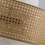 Подвесной светильник с декоративным поясом из плетеного бамбука Biuloggicu варинант исполнения - 9 | Loft Concept в Барнауле