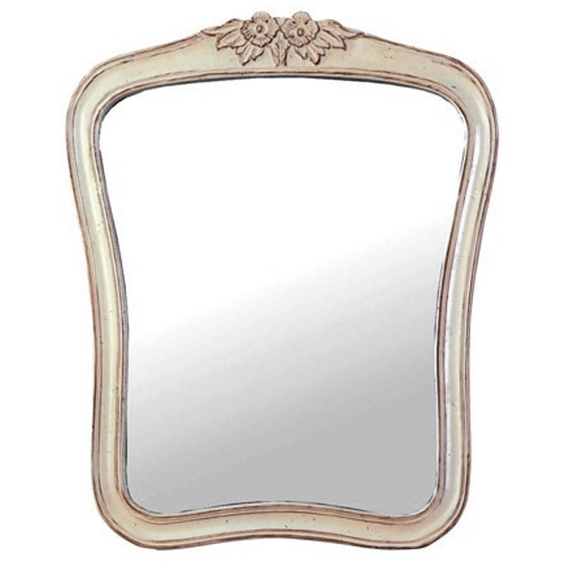 Настенное зеркало в деревянной состаренной раме Martine Wall Mirror Бежевый Коричневый Настенное зеркало в деревянной состаренной раме Martine Wall Mirror Бежевый Коричневый в Барнауле | Loft Concept
