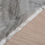 Тумба под телевизор с мраморной столешницей Uniqueness Marble варинант исполнения - 5 | Loft Concept в Барнауле