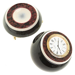 Часы настольные в виде шара из натурального камня Ball Stone Clock варинант исполнения - 8 | Loft Concept в Барнауле