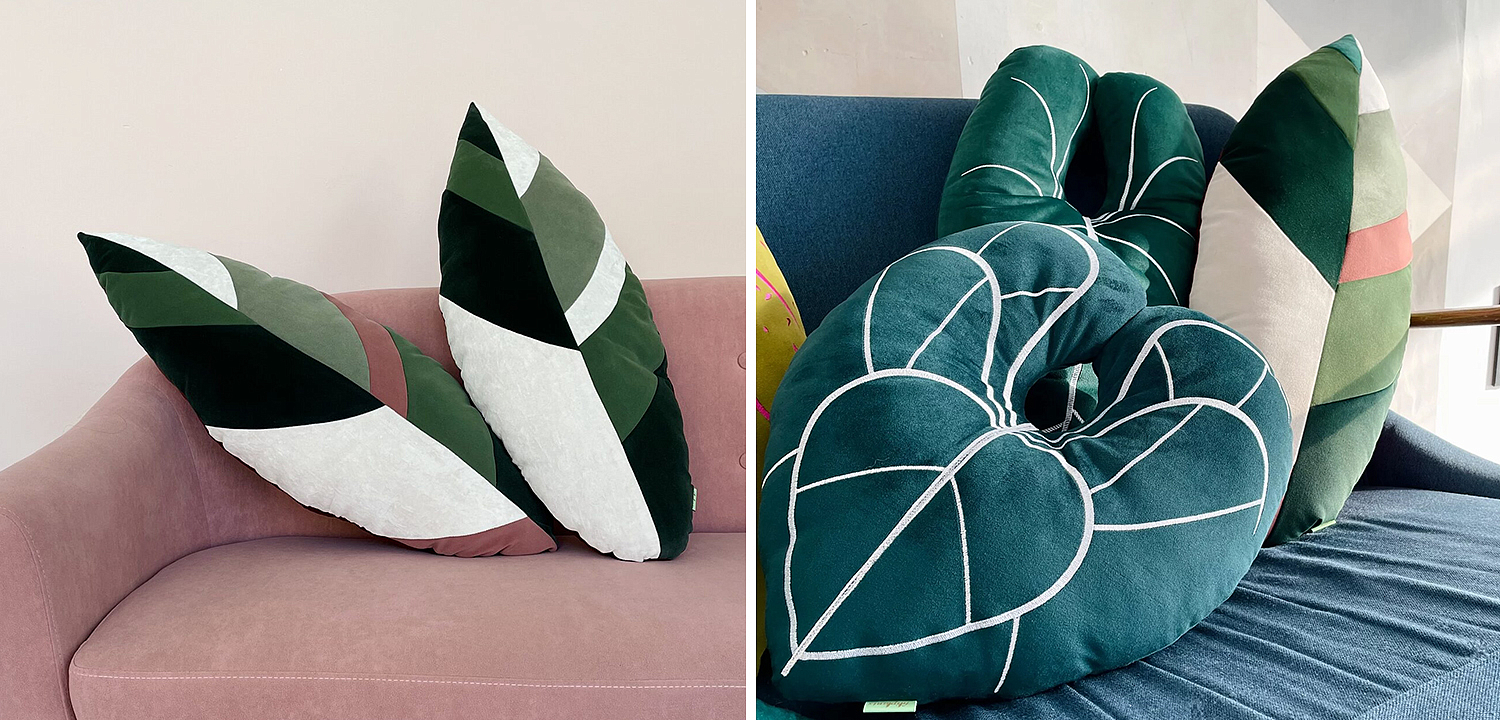 Декоративная подушка Botanical Cushion Stromanta Sanguinea Декоративная подушка Botanical Cushion Stromanta Sanguinea - Loft-Concept в Барнауле