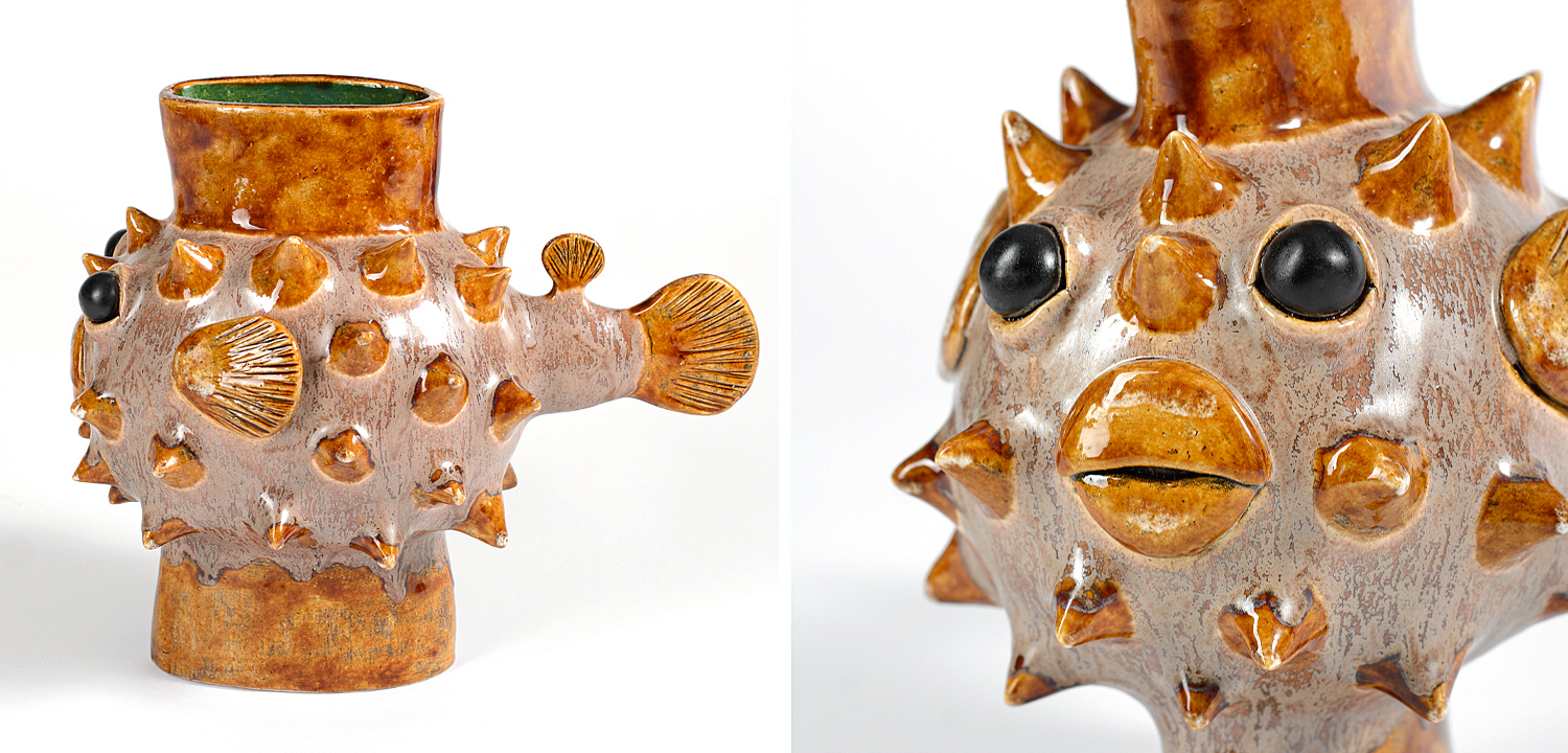 Ваза Puffer Fish Vase Ваза Puffer Fish Vase - Loft-Concept в Барнауле