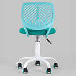 Яркий компьютерный стул Tropica Turquoise варинант исполнения - 4 | Loft Concept в Барнауле