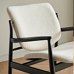 Кресло с каркасом и ножками из древесины и мягкими сиденьем и спинкой Venice варинант исполнения - 8 | Loft Concept в Барнауле