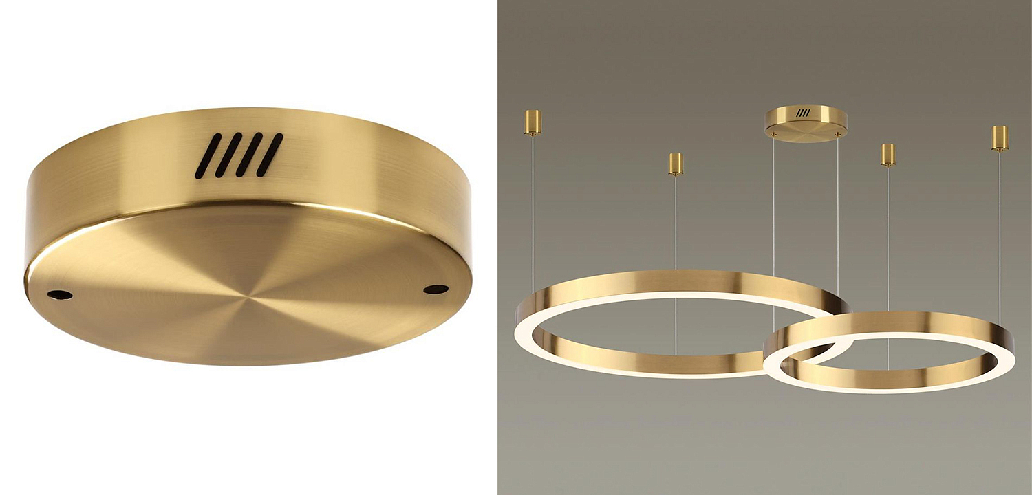 Основание для светильника Ring Horizontal Gold 18 Основание для светильника Ring Horizontal Gold 18 - Loft-Concept в Барнауле