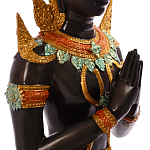 Декоративная статуэтка из бронзы Будда Bronze Kneeling Buddha варинант исполнения - 4 | Loft Concept в Барнауле