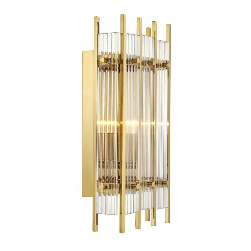 Бра Wall Lamp Sparks S Gold Глянцевое золото Прозрачный (Transparent) Бра Wall Lamp Sparks S Gold Глянцевое золото Прозрачный (Transparent) в Барнауле | Loft Concept