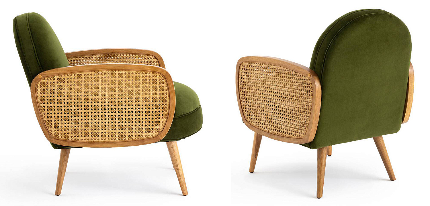Кресло Morten Wicker Green Armchair Кресло Morten Wicker Green Armchair - Loft-Concept в Барнауле