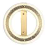 Бра круглое с эффектом морозного стекла Freezing Pattern варинант исполнения - 1 | Loft Concept в Барнауле