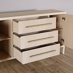 Буфет Primo с тремя ящиками и двумя фасадами Светлый дуб варинант исполнения - 5 | Loft Concept в Барнауле