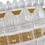 Люстра круглая с декоративными элементами в виде лепестков Round Light Flashing варинант исполнения - 7 | Loft Concept в Барнауле