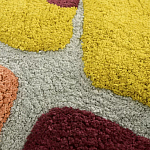 Чехол на подушку с рисунком горчичного цвета Elan Textured варинант исполнения - 6 | Loft Concept в Барнауле