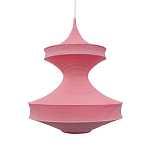 Подвесной вязаный розовый светильник «Моника» варинант исполнения - 1 | Loft Concept в Барнауле