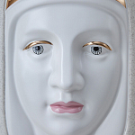 Ваза с золотисто-белыми фрагментами Faces of Imagination варинант исполнения - 6 | Loft Concept в Барнауле