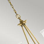 Люстра с прозрачными плафонами из пузырчатого стекла Kichler варинант исполнения - 5 | Loft Concept в Барнауле