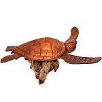 Статуэтка деревянная в виде морской черепахи Marine Reptiles варинант исполнения - 2 | Loft Concept в Барнауле