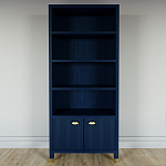 Книжный Стеллаж Elsa Dreams Blue с задней стенкой варинант исполнения - 5 | Loft Concept в Барнауле