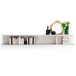 Дизайнерская подвесная полка Gio Ponti D.355.1 - D.355.2 Hanging Bookcase варинант исполнения - 1 | Loft Concept в Барнауле