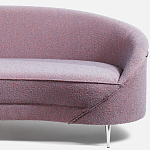 Диван Paulet Sofa Сиреневое Букле варинант исполнения - 1 | Loft Concept в Барнауле