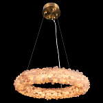 Люстра кольцевая с частичками натурального горного хрусталя Crystal Shimmer варинант исполнения - 1 | Loft Concept в Барнауле