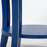 Синяя тумба на фигурных ножках Shelby варинант исполнения - 5 | Loft Concept в Барнауле