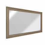 Зеркало прямоугольное с классической деревянной рамой Flowchart варинант исполнения - 1 | Loft Concept в Барнауле