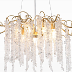 Люстра c подвесками из прозрачного хрусталя Диаметр 85 см FAIRYTREE Light варинант исполнения - 4 | Loft Concept в Барнауле