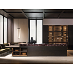 Кухонный гарнитур из красного мрамора и дерева VVD Dada Engenereed Kitchen варинант исполнения - 2 | Loft Concept в Барнауле