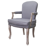 Кресло Aubrey Classical Armchair grey flax варинант исполнения - 3 | Loft Concept в Барнауле