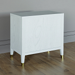 Прикроватная тумбочка с полкой Elsa Dreams White варинант исполнения - 4 | Loft Concept в Барнауле