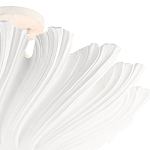 Потолочный светильник белый с рельефным абажуром Feminine Shape варинант исполнения - 1 | Loft Concept в Барнауле
