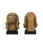 Держатель для книг с бронзовыми фигурками головы собаки Dog Elegance  варинант исполнения - 3 | Loft Concept в Барнауле